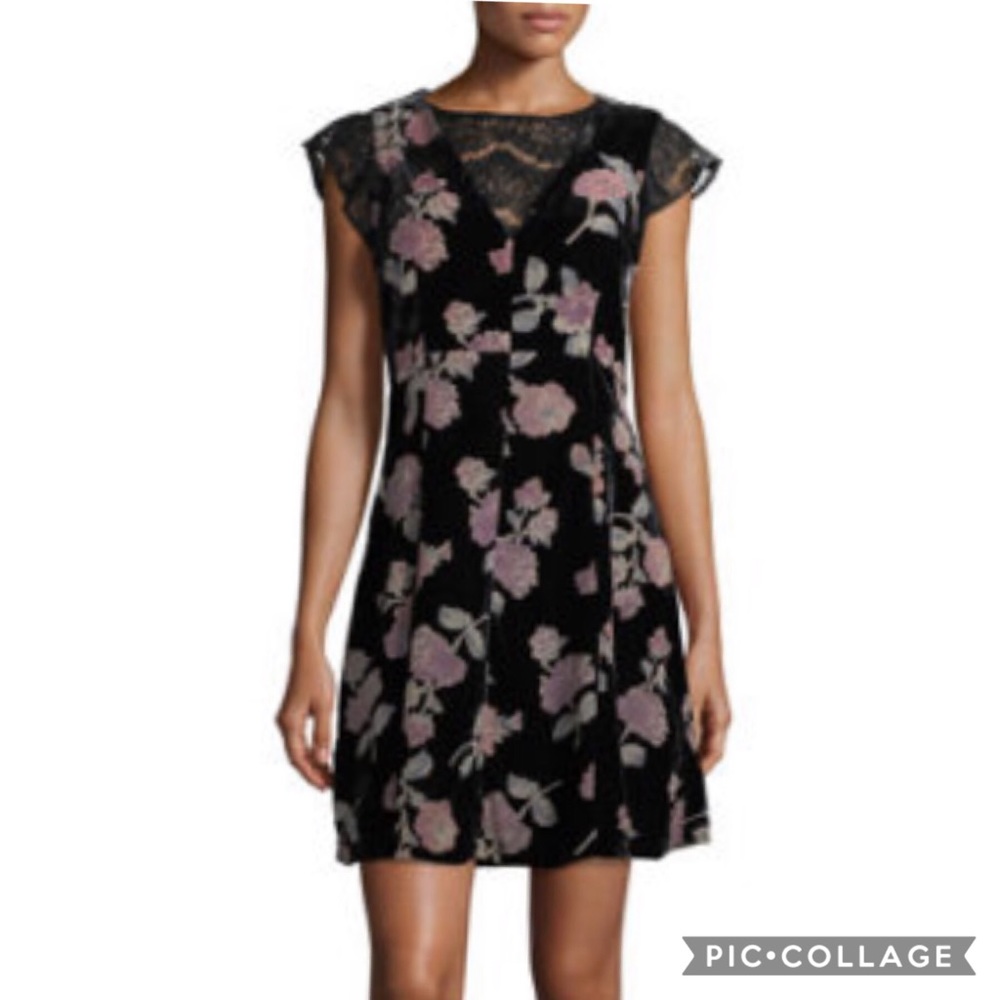 Velvet Lace combo dress